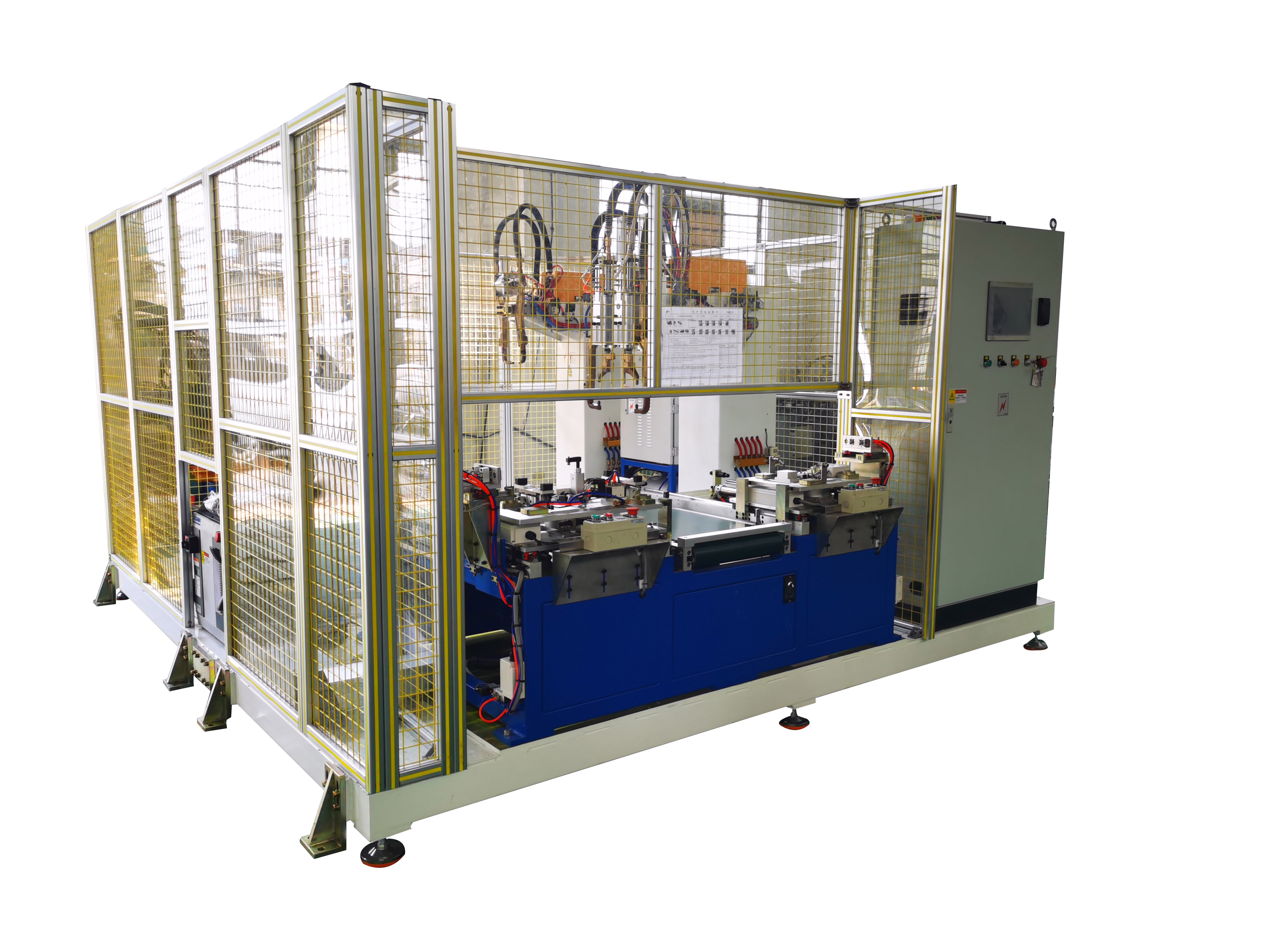 重型卡車(chē)座椅支架自動(dòng)焊接工作站定制項(xiàng)目介紹 重型卡車(chē)座椅支架自動(dòng)焊接工作站定制項(xiàng)目介紹