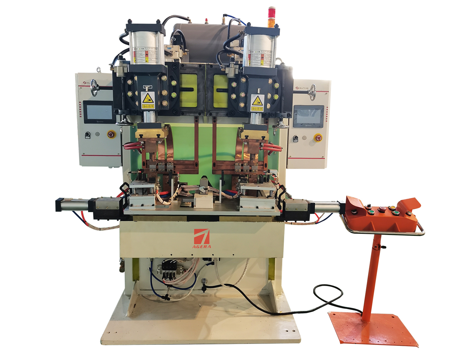 汽車玻璃導軌支架雙頭凸焊機項目介紹 汽車玻璃導軌支架雙頭凸焊機項目介紹