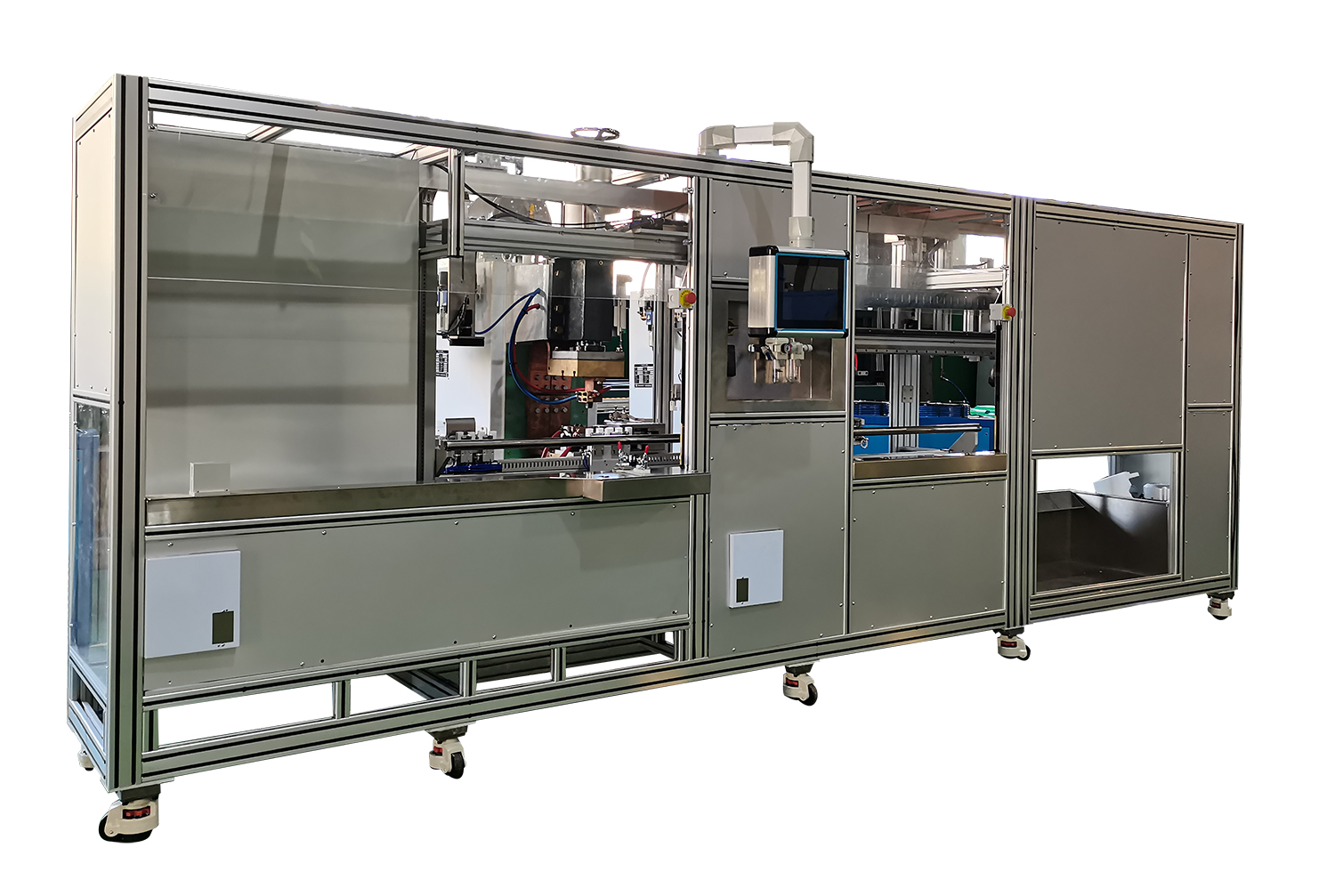 新能源汽車線束自動壓方焊接工作站項目介紹 新能源汽車線束自動壓方焊接工作站項目介紹