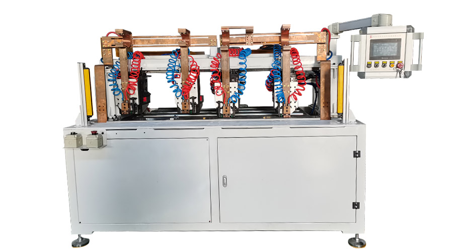 電氣柜門板鉸鏈自動點焊機