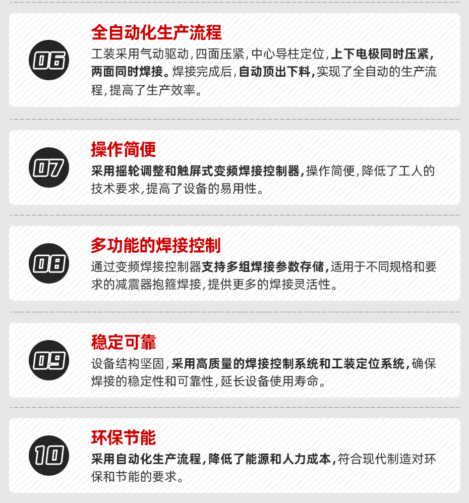 減震器抱箍焊接專機核心優勢